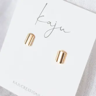 Kaju Creations Kaju Stripe Studs GF