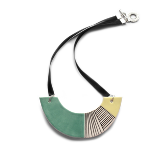 Isla Clay Isla - Statement Necklace Turquoise