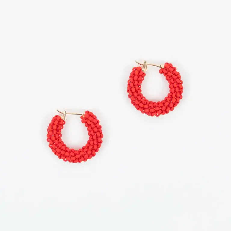 Altiplano Alto Colour Pop Beaded Hoops