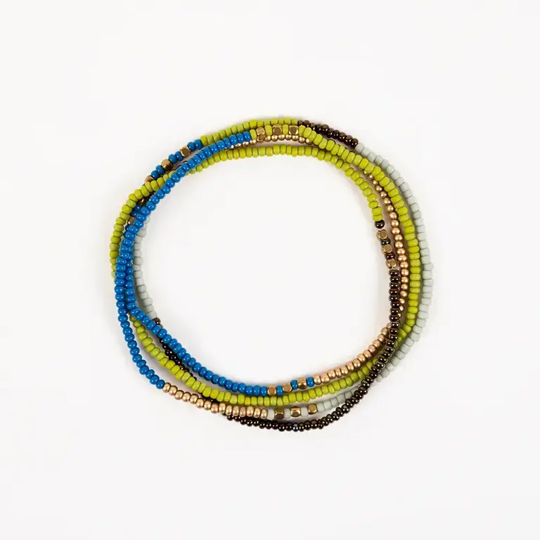Altiplano Alto Beaded Stretch Necklace Wrap Bracelet Assorted