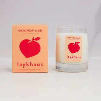 Laykhaus Laykhaus Candle - Peach Ponderosa Okanagan Lake
