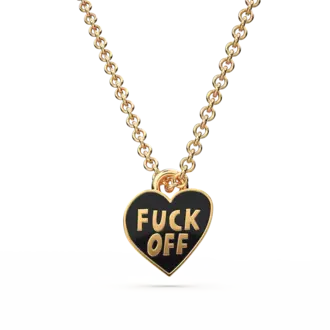 Yellow Owl Yellow Owl  F* Off Pendant Yellow Owl Yellow Owl  F* Off Pendant