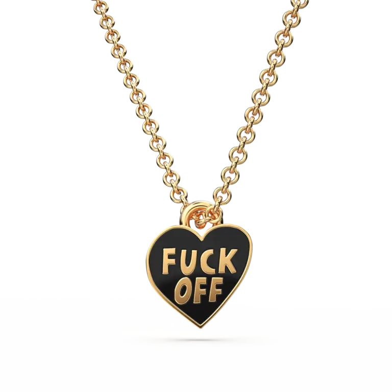 Yellow Owl Yellow Owl  F* Off Pendant