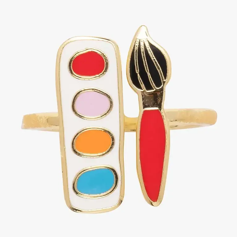 Yellow Owl Yellow Owl Adjustable Artist Ring