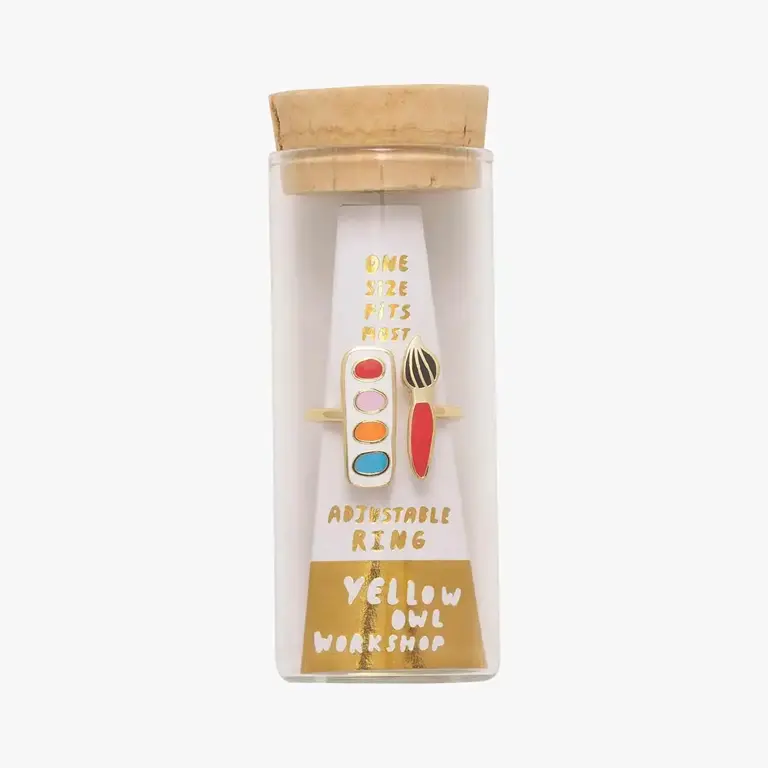 Yellow Owl Yellow Owl Adjustable Artist Ring