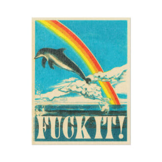 Red Cap Cards Red Cap Sticker Dolphin