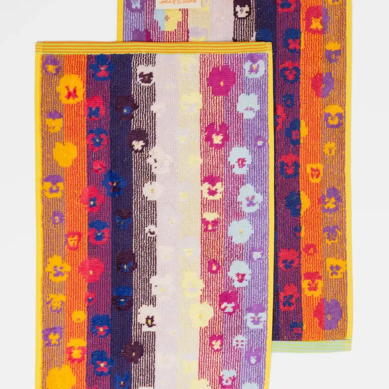 Foekje Fleur Foekje Fleur Guest Towel Duo #54 Pansy