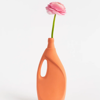 Foekje Fleur Foekje Fleur Porcelain Bottle Vase #13 Salmon