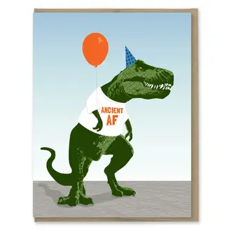 Modern Printed Matter MPM Ancient AF Birthday Card