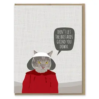 Modern Printed Matter MPM Don't Let The Bastards Card