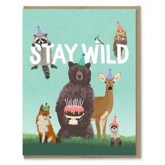 Modern Printed Matter MPM Stay Wild Card