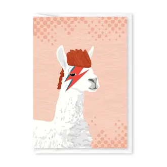 Modern Printed Matter MPM Bowie Llama Mini Enclosure Card