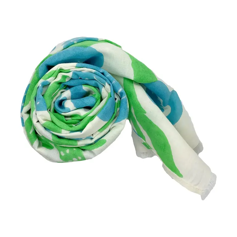 Kate Austin Kate Austin Donna Skinny Cotton Scarf - Strawberry Flower