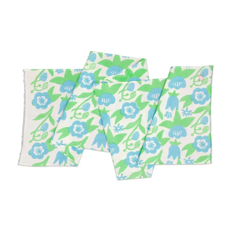 Kate Austin Kate Austin Donna Skinny Cotton Scarf - Strawberry Flower