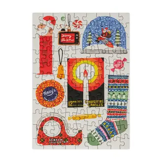 Happily Happily 99 Piece Mini Jigsaw Puzzle - Christmas