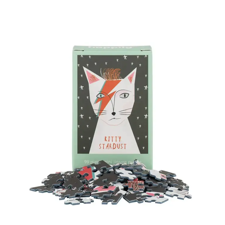 Happily Happily 99 Piece Mini Jigsaw Puzzle - Kitty Stardust