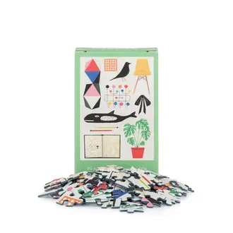 Happily Happily 99 Piece Mini Jigsaw Puzzle - Eames