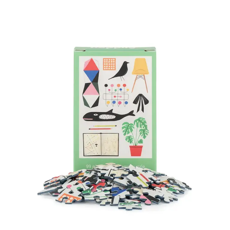 Happily Happily 99 Piece Mini Jigsaw Puzzle - Eames