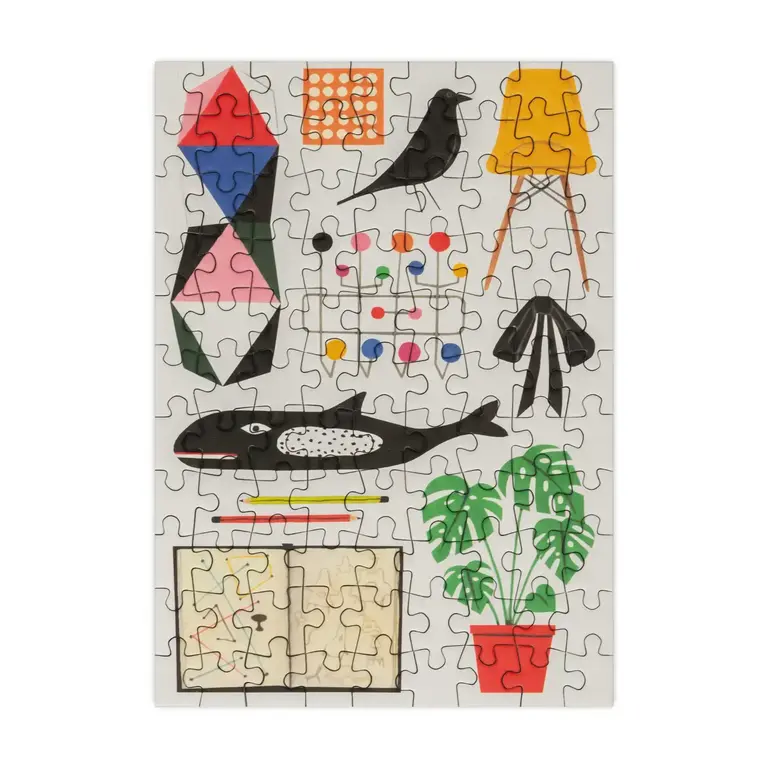 Happily Happily 99 Piece Mini Jigsaw Puzzle - Eames