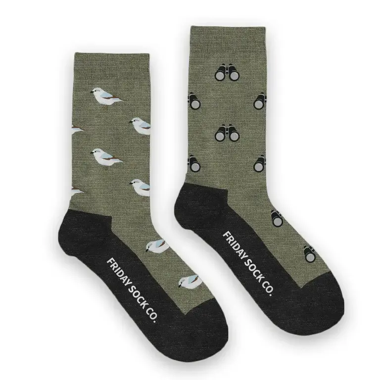 Friday Sock Co Friday Sock Co Men's Merino Socks Birdwatching