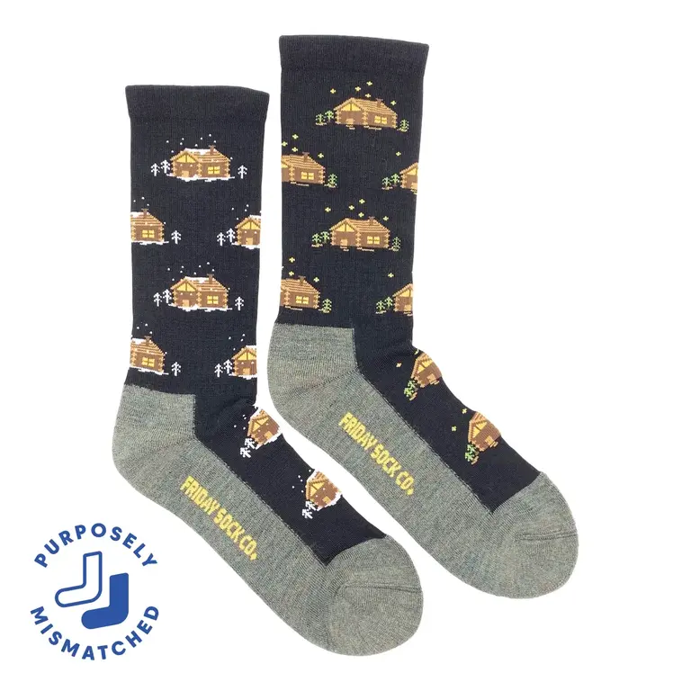 Friday Sock Co Friday Sock Co Men's Merino Socks Cabin