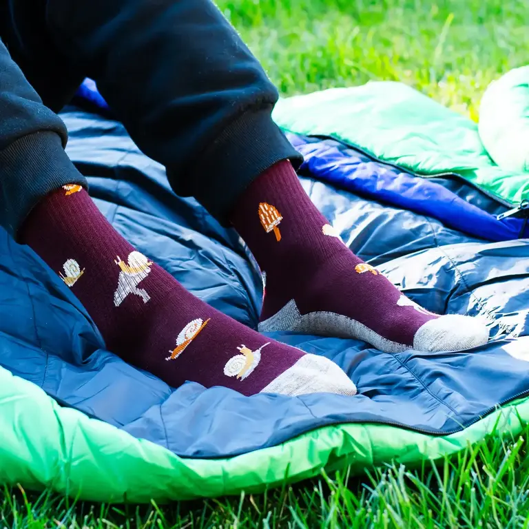 Friday Sock Co Friday Sock Co Men's Merino Socks Mushrooms