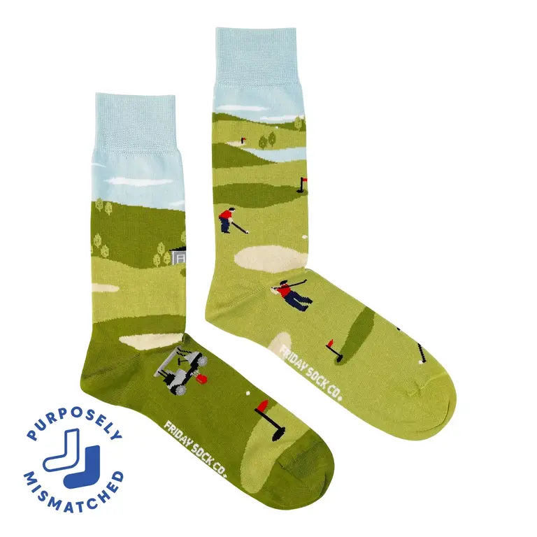 Friday Sock Co Friday Sock Co Men's Cotton Socks Golf