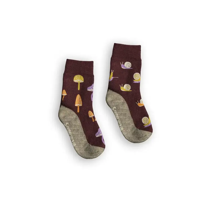 Friday Sock Co Friday Sock Co Kids Merino Mushroom