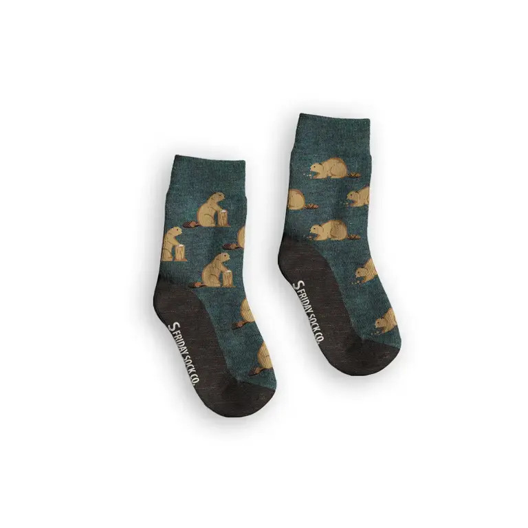 Friday Sock Co Friday Sock Co Kids Merino Beaver