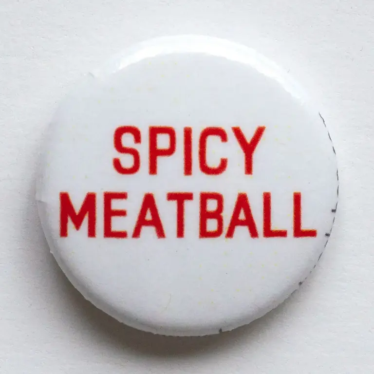 Banquet Workshop Banquet Workshop Spicy Meatball Button 1"