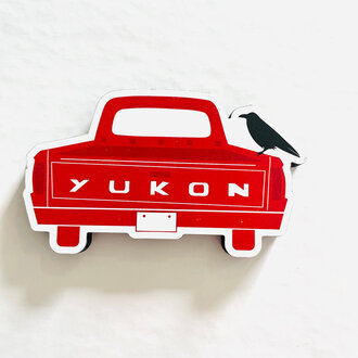Yukon Territorial Goods YTG - Yukon Truck Magnet
