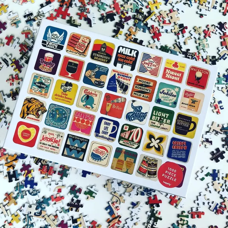 Happily Happily 1000 Piece Jigsaw Puzzle - Mats
