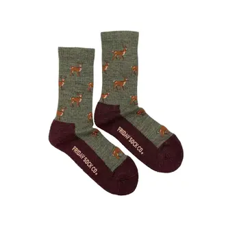 Friday Sock Co Friday Sock Co Women's Merino Socks Deer