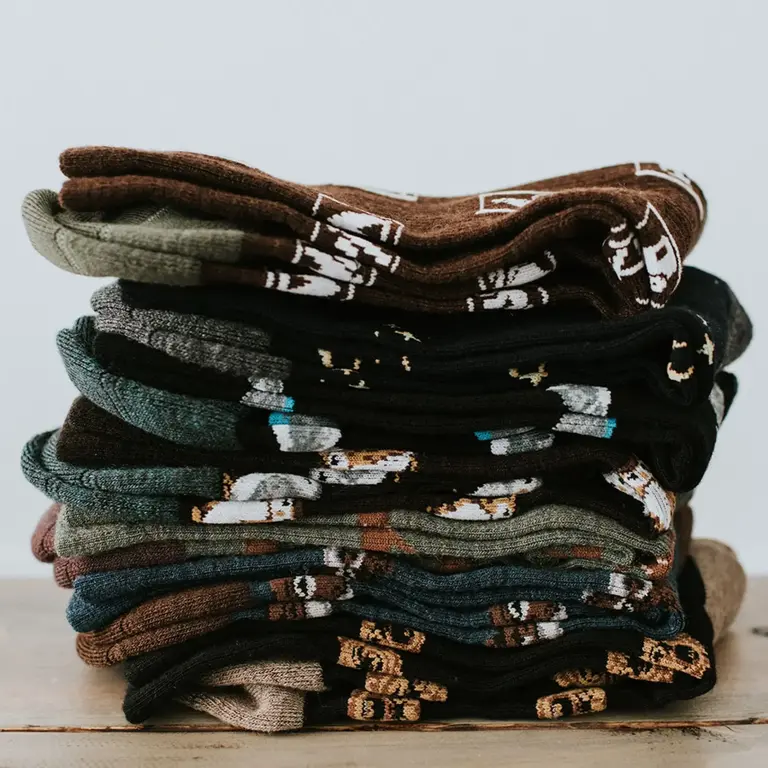 Friday Sock Co Friday Sock Co Women's Merino Socks Deer