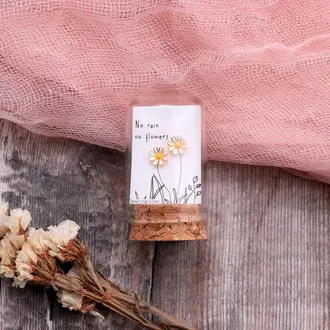 Attic Attic No Rain No Flowers Daisy Studs Silver Attic Attic No Rain No Flowers Daisy Studs Silver