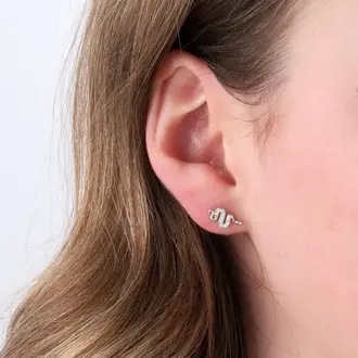 Attic Attic The Charmer Snake Studs Sterling Silver Attic Attic The Charmer Snake Studs Sterling Silver