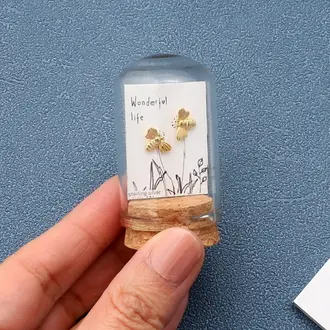 Attic Attic Wonderful Life Bee Studs Gold Attic Attic Wonderful Life Bee Studs Gold