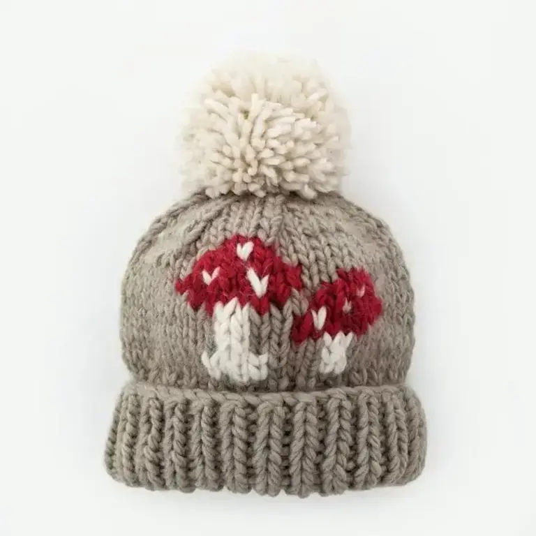Hug Knits Hug Knits Handknit Mushroom Beanie