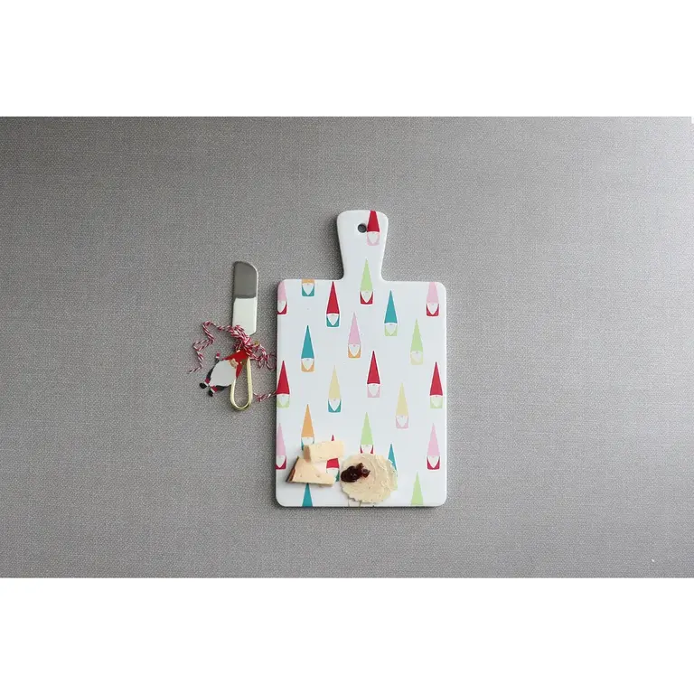 HMN Modern Gnome Ceramic Serving Board 7x13"