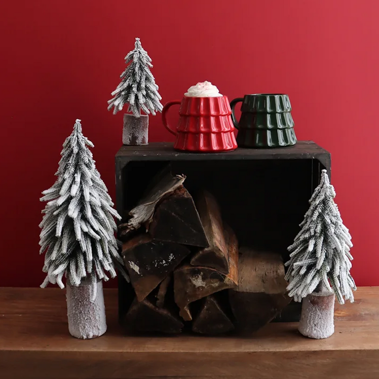 Harman HMN Ceramic Tree Mug Red