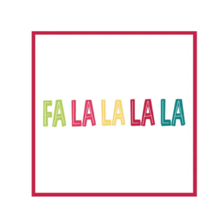 Harman HMN Fa La La Paper Cocktail Napkins S/20