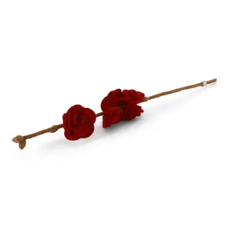 EGS EGS Fair Trade Felt Branch - Dark Red Roses