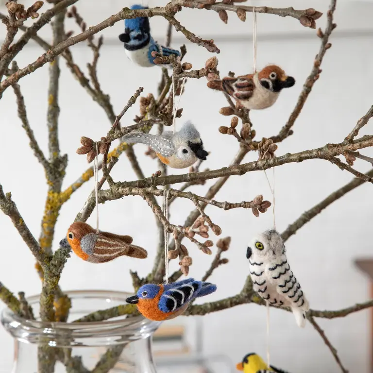 EGS EGS Fair Trade Ornament - Snow Owl