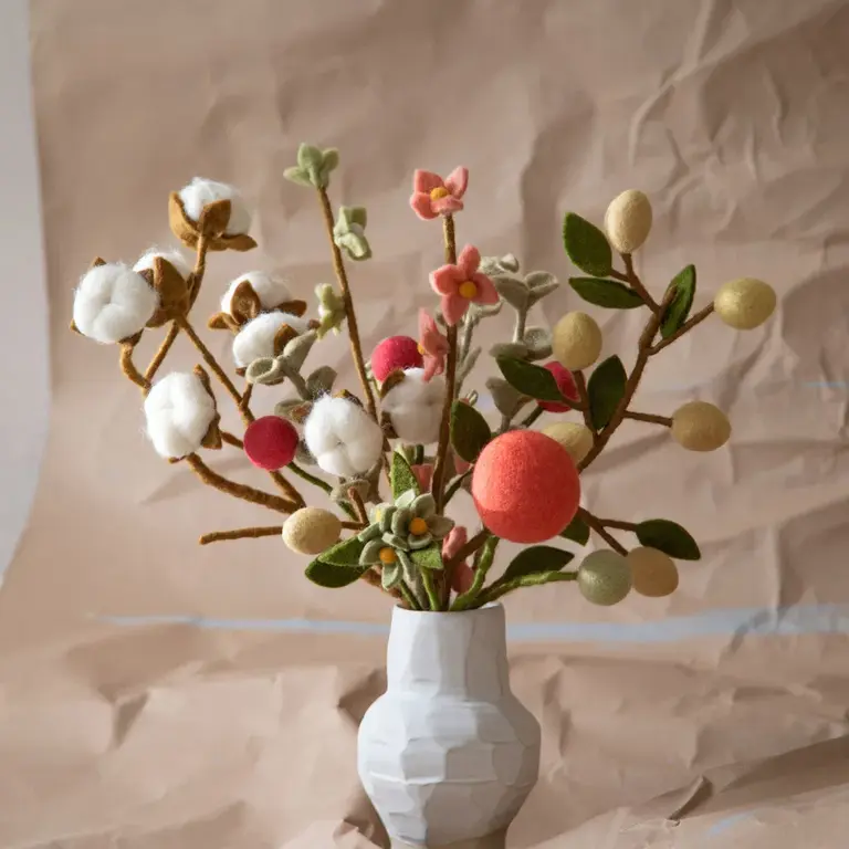 EGS EGS Fair Trade Felt  - Lemon Branch