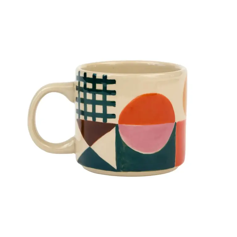 Donna Wilson Donna Wilson Handpainted Glypha Stoneware Mug