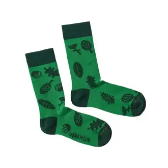 Donna Wilson Donna Wilson Combed Organic Cotton Socks - Sprig Green