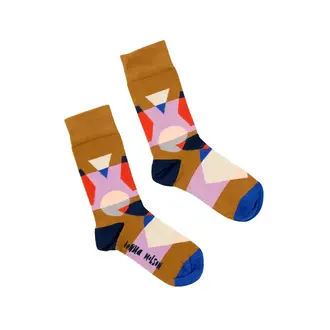 Donna Wilson Donna Wilson Combed Organic Cotton Socks - Kaleido