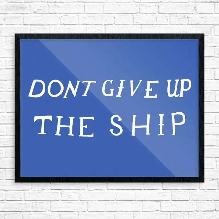 Fridgedoor Fridgedoor Don't Give Up The Ship Print 8x10 Unframed