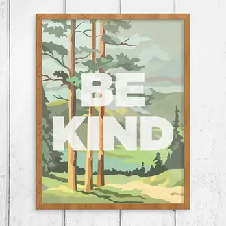Fridgedoor Fridgedoor Be Kind Print 8x10 Unframed