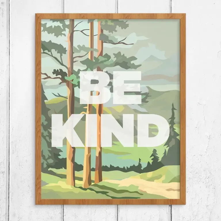 Fridgedoor Fridgedoor Be Kind Print 8x10 Unframed